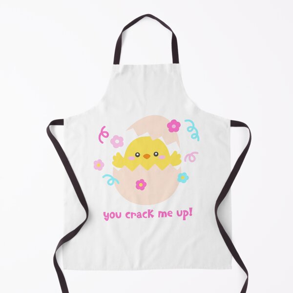 Item preview, You Crack Me Up – Funny Hatching Chick Easter Pun Sticker designed and sold by BubiStudio.