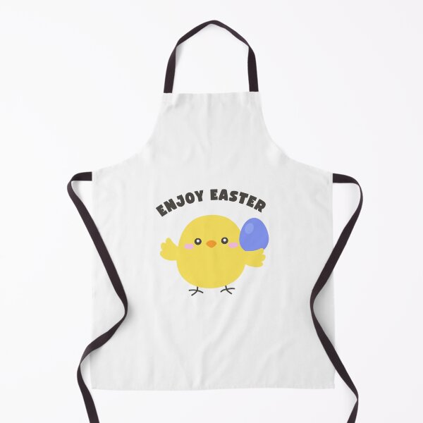 Item preview, Enjoy Easter – Simple and Cute Chick Holding Egg Sticker designed and sold by BubiStudio.