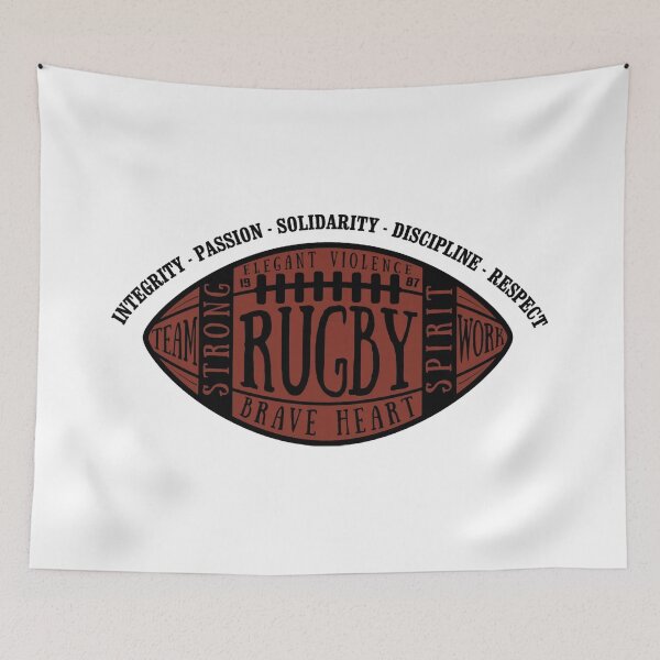 Item preview, Core of Rugby - Strong Values Word Art Design designed and sold by GabrieSketcham.