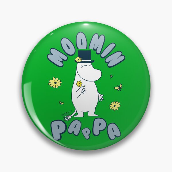 Item preview, Moomin Moominpappa Standing With Flowers designed and sold by MoominStore.