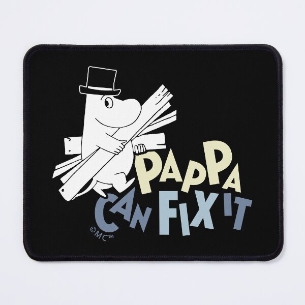 Item preview, Moomin Pappa Can Fix It White Outline designed and sold by MoominStore.