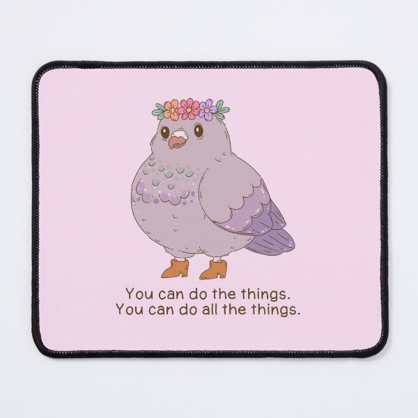 Item preview, Motivational Flower Pigeon Power designed and sold by Jess.a.creates.