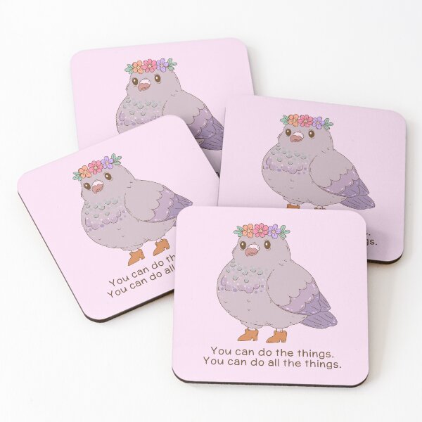 Item preview, Motivational Flower Pigeon Power designed and sold by Jess.a.creates.