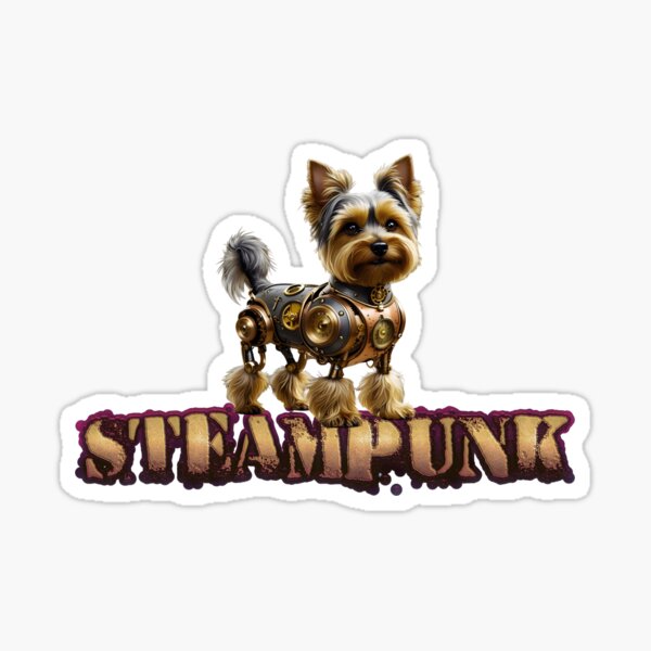 Artikel-Vorschau von Steampunk Yorkshire Terrier, designt und verkauft von NikkiBear67.