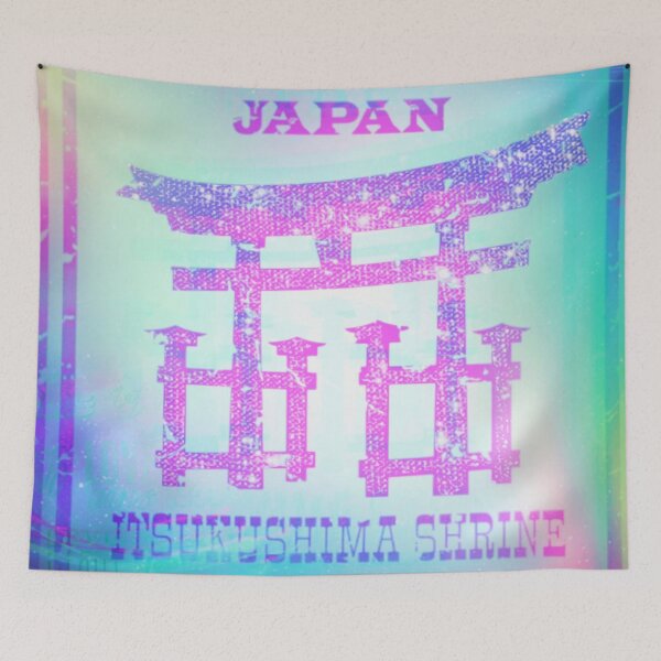 Item preview, Itsukushima Shrine in Japan (Psytrance Glitter Edition) designed and sold by asanaworld.