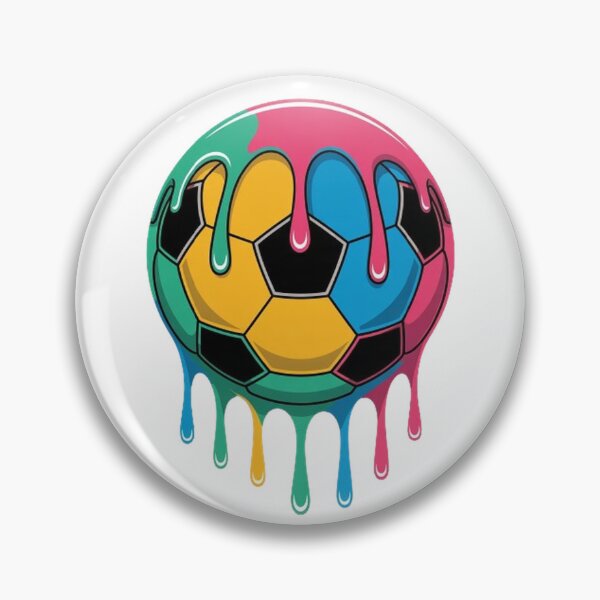 Item preview, Drip Goal: The Melting Soccer Ball designed and sold by SztylishDesigns.
