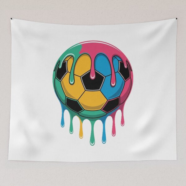 Item preview, Drip Goal: The Melting Soccer Ball designed and sold by SztylishDesigns.