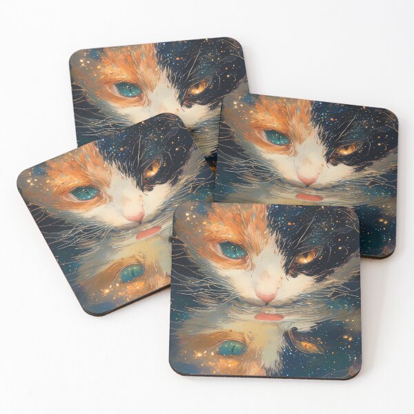 Item preview, Where Stars Whisper to the Soul of a Cat designed and sold by TeeTribeWear.
