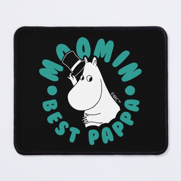 Item preview, Moomin Best Pappa Circle Text White Outline designed and sold by MoominStore.