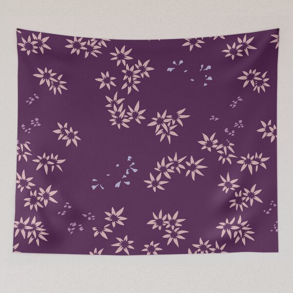 Item preview, Japanese cherry blossoms sakura (桜) - seamless vintage pattern designed and sold by Japan Design Prints.