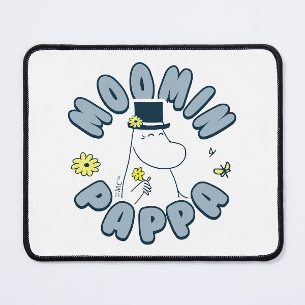 Item preview, Moomin Pappa Flower Black Outline designed and sold by MoominStore.
