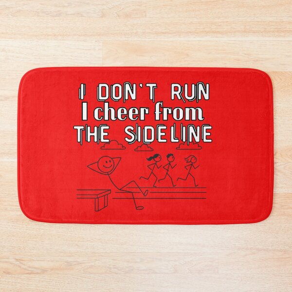 Item preview, I Don't Run I Cheer From The Sideline designed and sold by PrintableHaven.