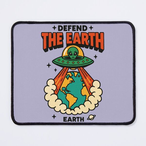 Item preview, Defend the Earth - Retro Alien Invasion Graphic designed and sold by zzz888.