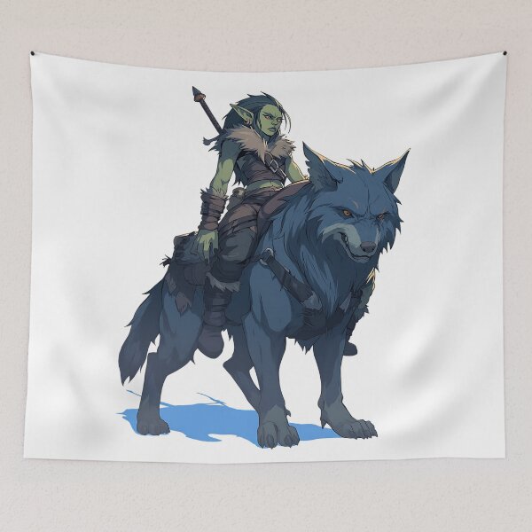 Item preview, Goblin Wolf Rider designed and sold by bapupa.
