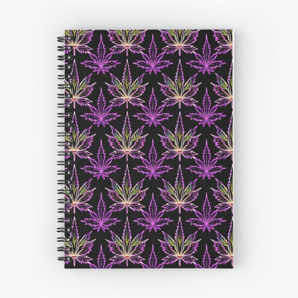 Item preview, Neon Marijuana leaf pattern design designed and sold by EccentricsByE.