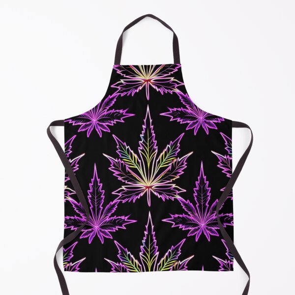 Item preview, Neon Marijuana leaf pattern design designed and sold by EccentricsByE.