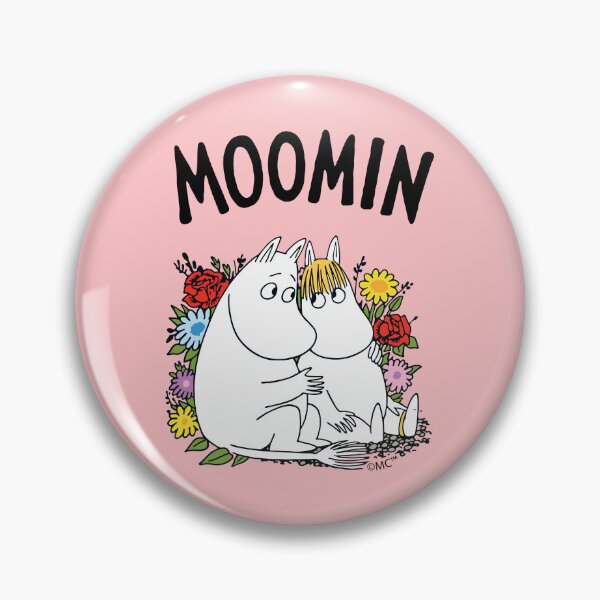 Item preview, Moomin Moomintroll Snorkmaiden Flowers designed and sold by MoominStore.