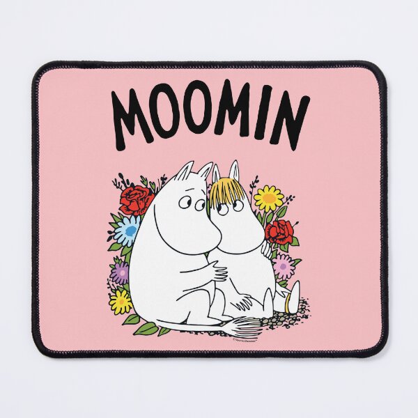 Item preview, Moomin Moomintroll Snorkmaiden Flowers designed and sold by MoominStore.
