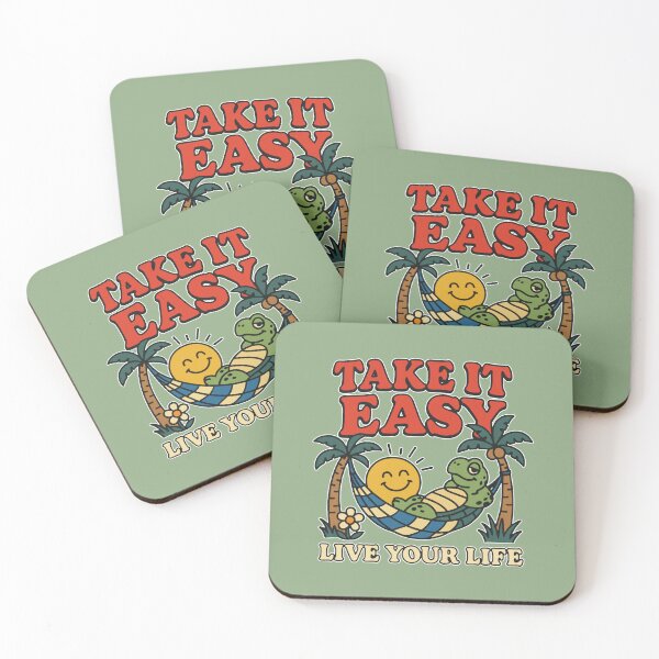 Item preview, Take It Easy - Hammock Turtle Chill Vibes designed and sold by zzz888.