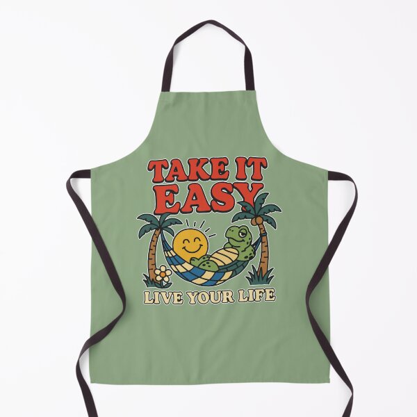 Item preview, Take It Easy - Hammock Turtle Chill Vibes designed and sold by zzz888.