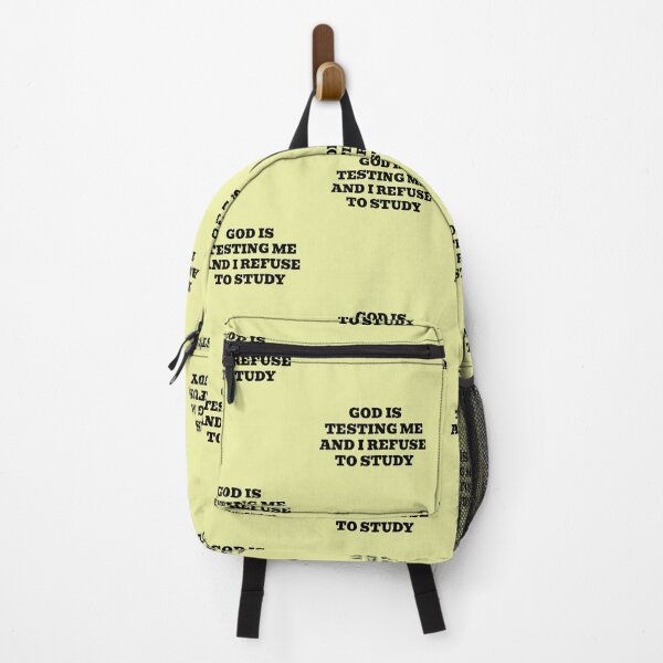 Item preview, God is Testing Me and I Refuse to Study designed and sold by WakeNBake-Tees.