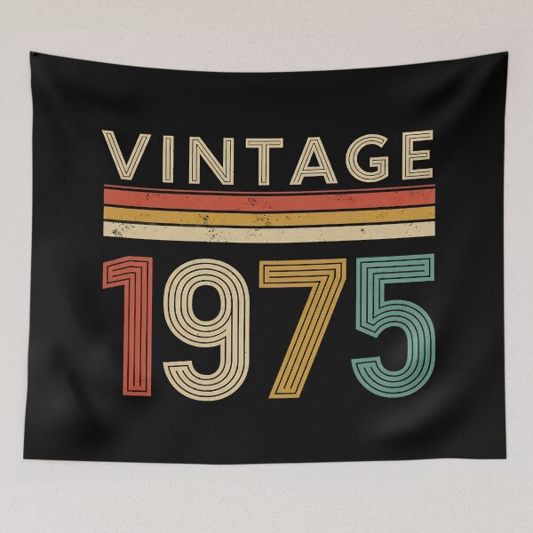 Item preview, Vintage 1975 – Retro 50th Birthday Gift  designed and sold by svarupa.