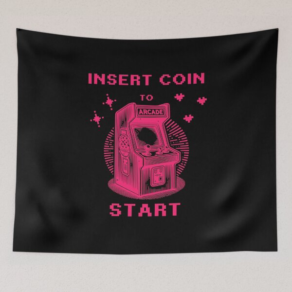 Item preview, Retro Arcade Insert Coin to Start  designed and sold by DarekShop.
