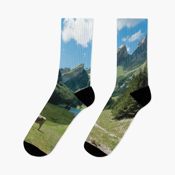 Item preview, Seealpsee, cow in the Swiss mountains designed and sold by Mauswohn.