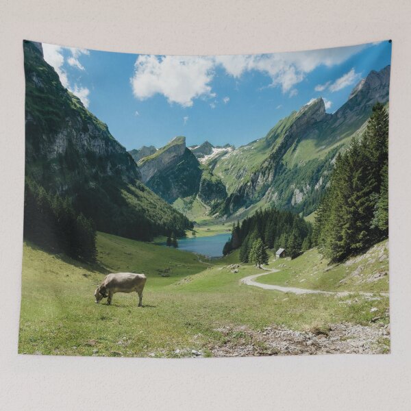 Item preview, Seealpsee, cow in the Swiss mountains designed and sold by Mauswohn.