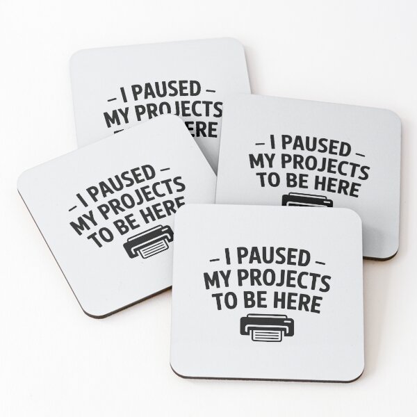 Item preview, I Paused My Projects to Be Here designed and sold by Jollys-ArtShop.