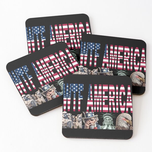 Item preview, WTF AMERICA- Icons In The Shadow Of Shame designed and sold by UrbanCanvvas.