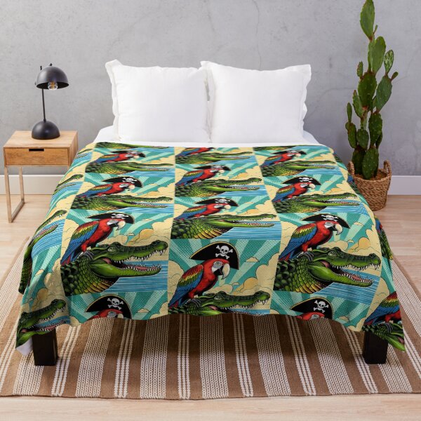 Item preview, Lindo loro pirata y cocodrilo designed and sold by Dogandesighn.
