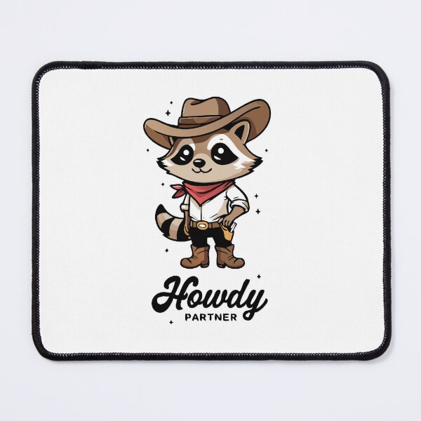 Item preview, howdy partner raccoon designed and sold by Lydyb-creations.