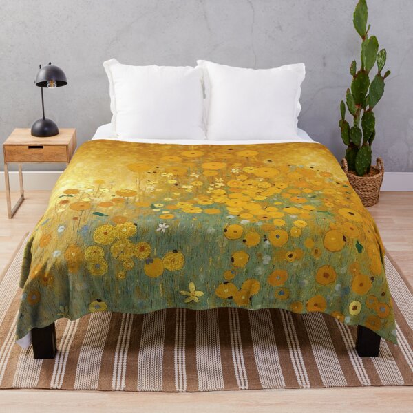 Item preview, Gustav Klimt Gold Flower Garden designed and sold by maniacfitness.
