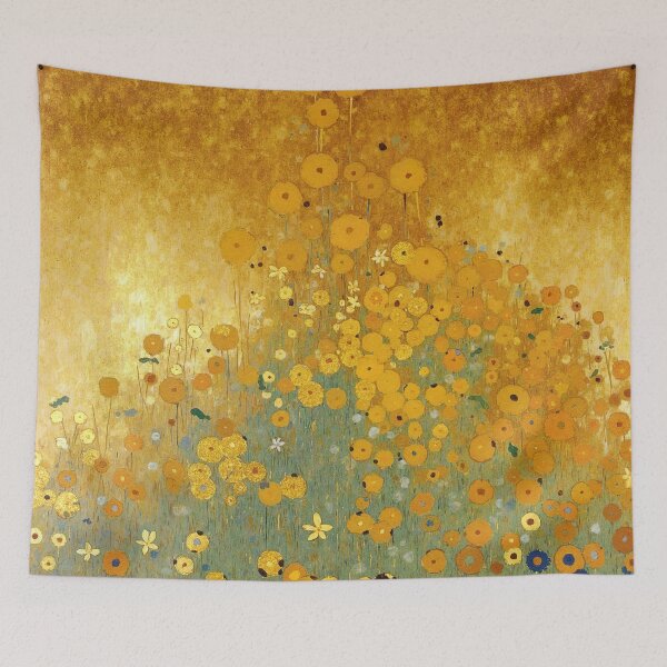 Item preview, Gustav Klimt Gold Flower Garden designed and sold by maniacfitness.