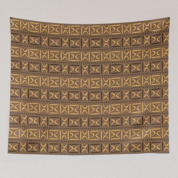 Item preview, Bogolan-inspired print designed and sold by Wolagno.