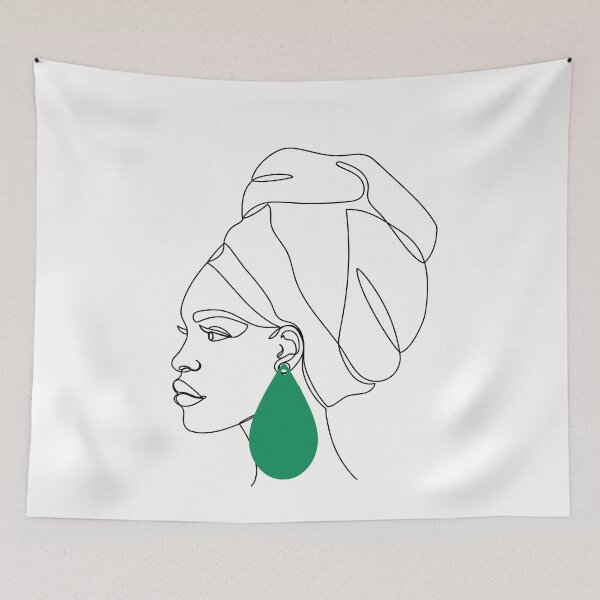Item preview, African Queen lined art designed and sold by WHDProduction45.