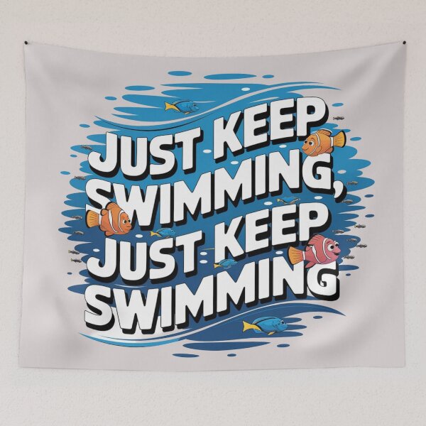 Item preview, finding nemo just keep swimming designed and sold by 123ks.