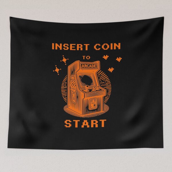 Item preview, Retro Arcade Insert Coin to Start  designed and sold by DarekShop.