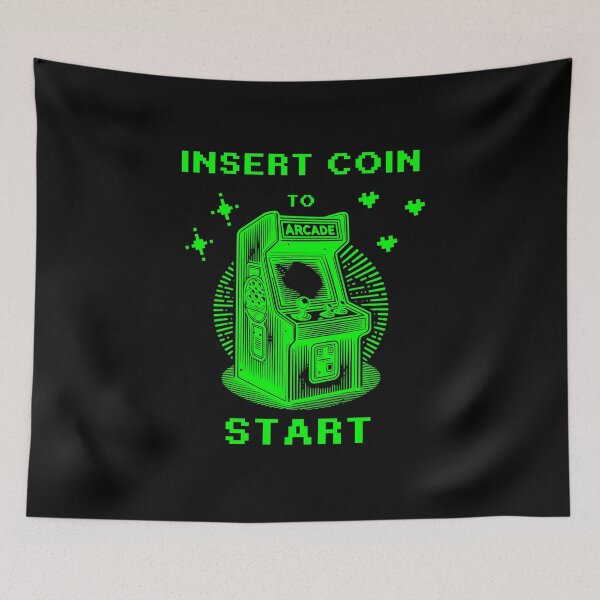 Item preview, Retro Arcade Insert Coin to Start  designed and sold by DarekShop.