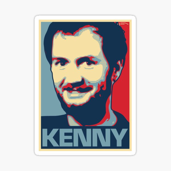 Vista previa del artículo con la obra «Kenny», diseñado y vendido por DAFTFISH.