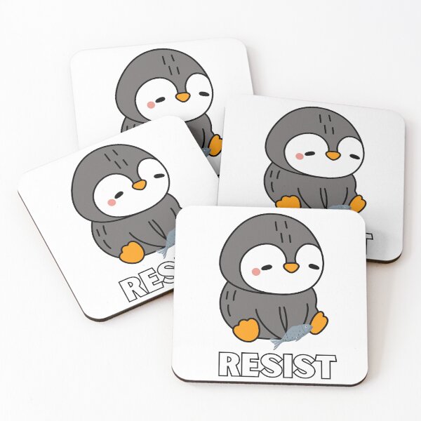Item preview, Resist Penguin Anti Tariffs designed and sold by ThereseLyssia.