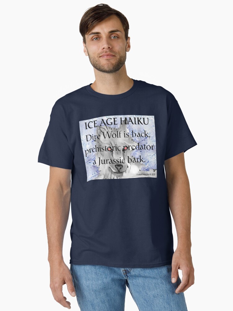 Thumbnail 1 of 7, Classic T-Shirt, Ice Age Haiku designed and sold by EyeMagined.