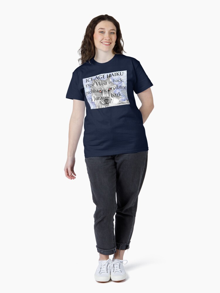 Thumbnail 4 of 7, Classic T-Shirt, Ice Age Haiku designed and sold by EyeMagined.