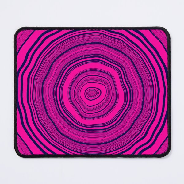 Item preview, Concentric Wavy Circles in a Vibrant Magenta Color designed and sold by KaSaPo.