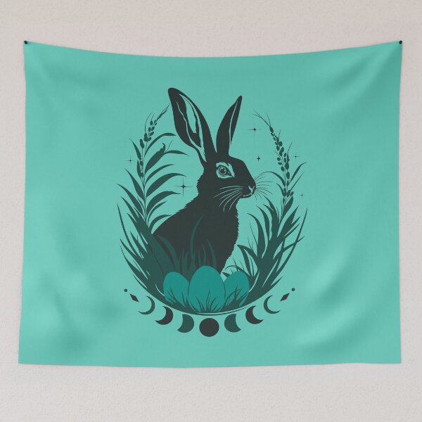 Item preview, Mystical Rabbit – Moon Phases & Ostara designed and sold by Christine Krahl.