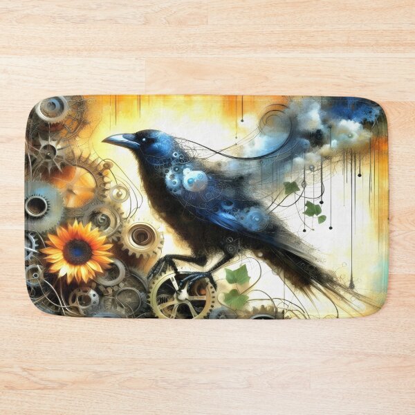 Item preview, "The Raven and the Sunflower" designed and sold by JacquiTaylorArt.