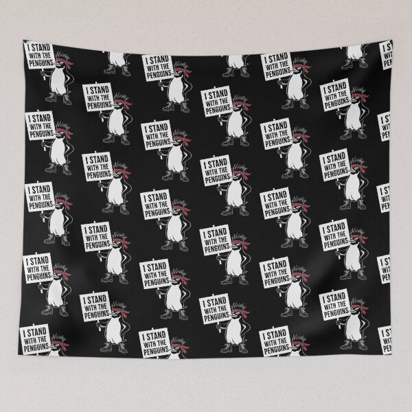 Item preview, I Stand With The Penguins Funny Design designed and sold by Maggie Mustard.
