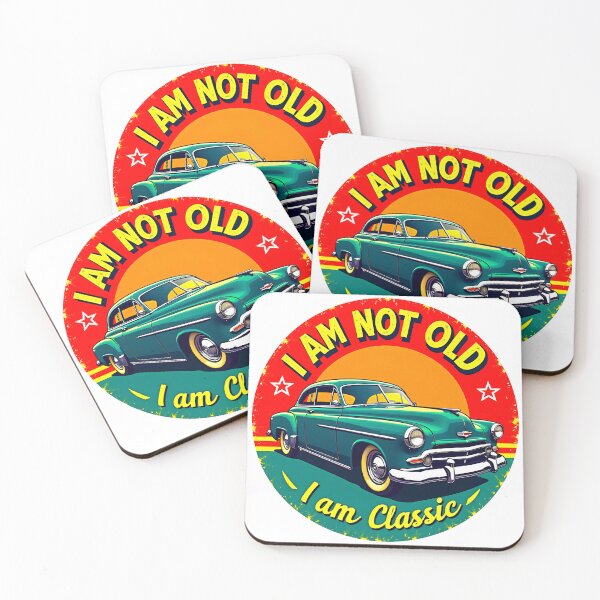 Item preview, Not Old Classic Vintage Car Design Retro Gift designed and sold by PEC-Studio.