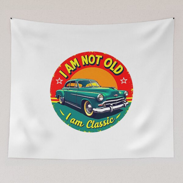 Item preview, Not Old Classic Vintage Car Design Retro Gift designed and sold by PEC-Studio.